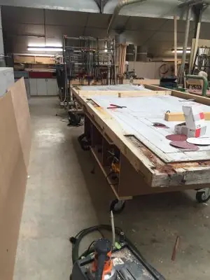 Château Laboissière travaux en atelier