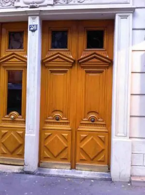 Porte Alésia 4 avec sa peinture décor chêne