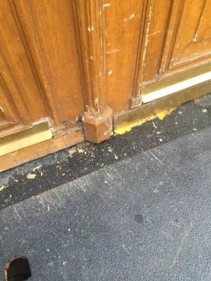 Porte cochère monumentale 68 rue de la Chaussée-d’Antin avant dépose