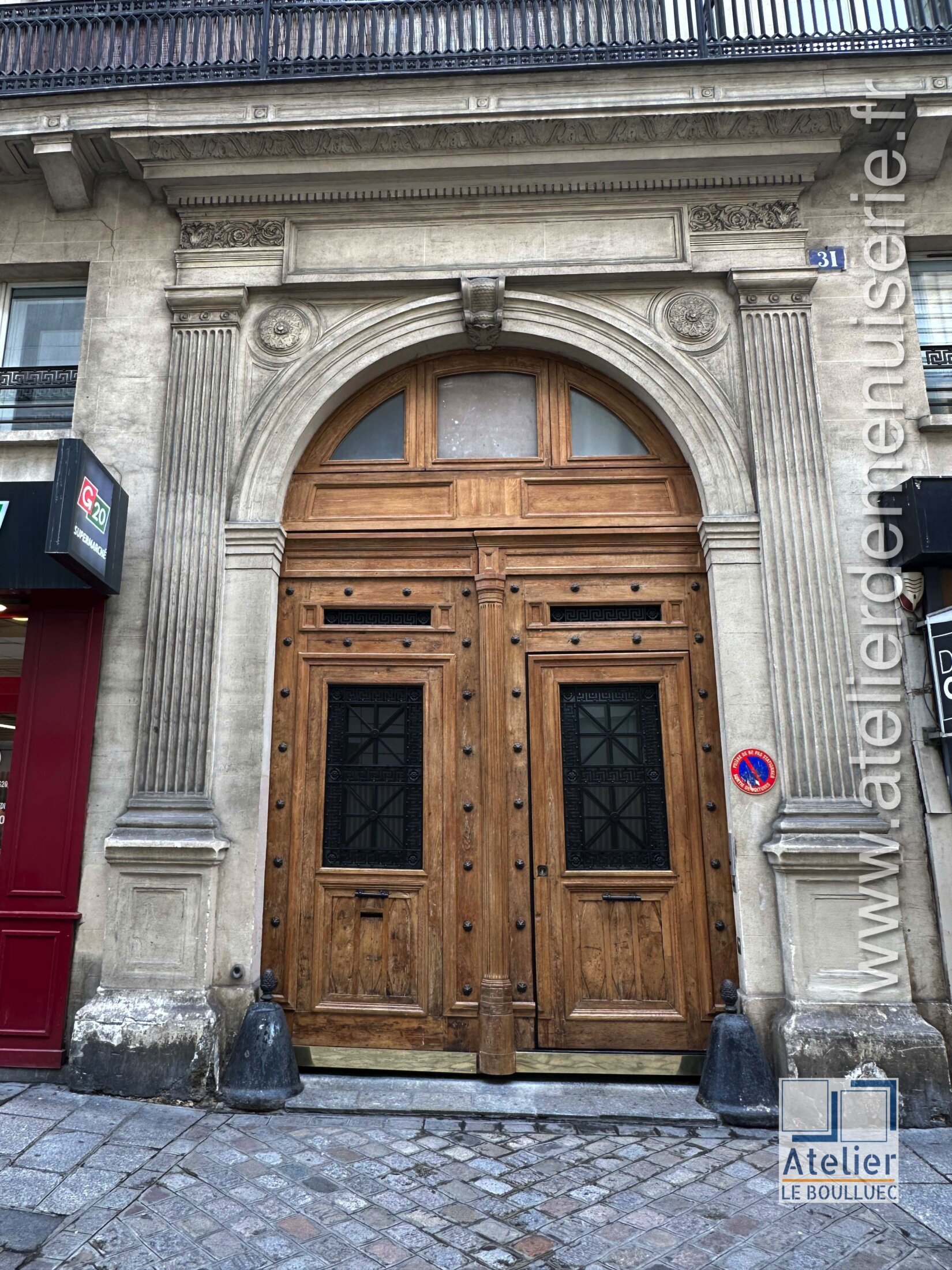 2023 06 - Porte Cochère 2 31 Rue Des Bourdonnais PARIS 1 PHOTO 2 APRES TRAVAUX 