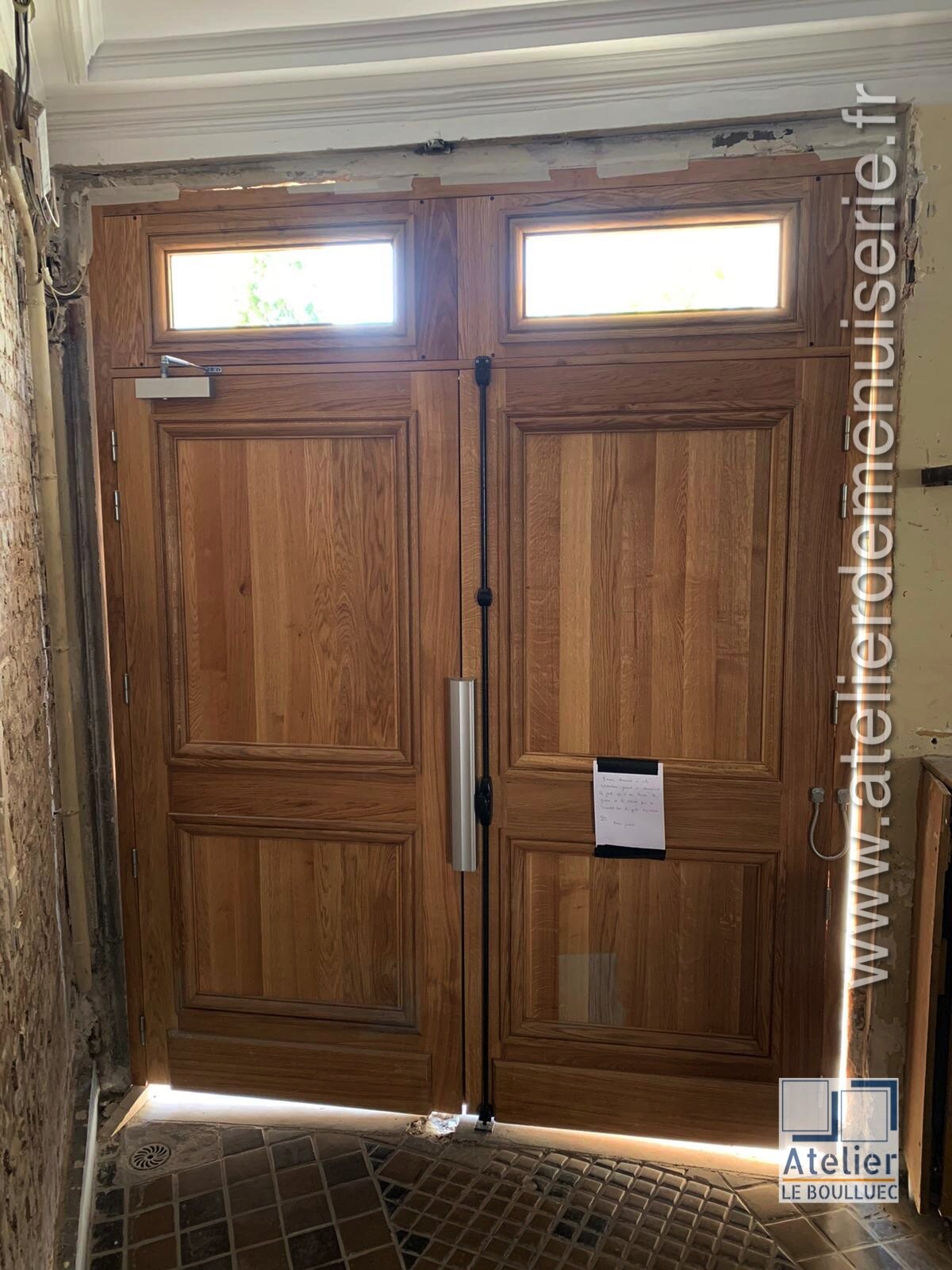 2023 07 - PORTE FACONNEE 66 BD JEAN JAURES PUTEAUX VUE INT