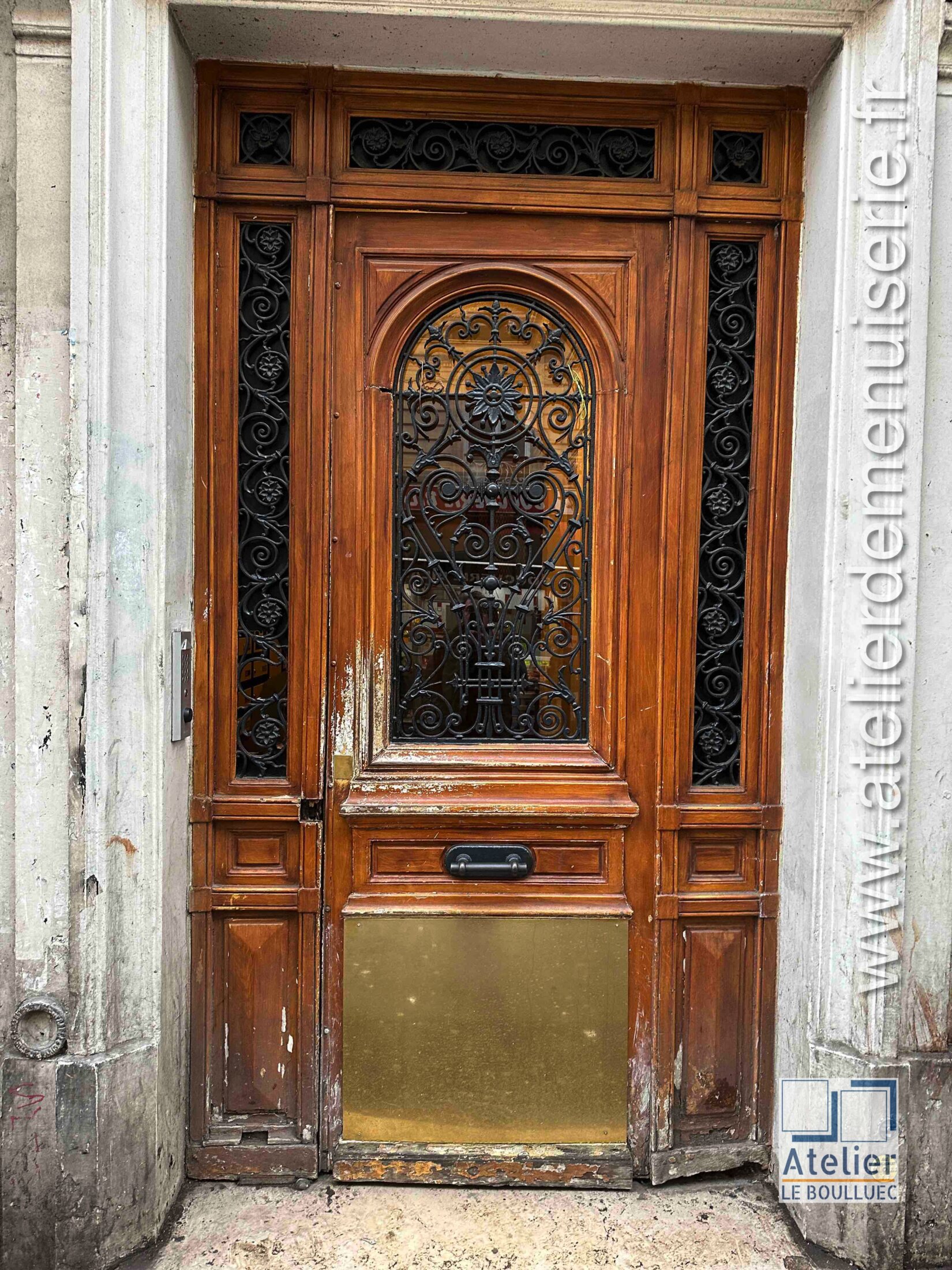 2023 12 - 36 RUE POULET PARIS 18 PHOTO 1 AVANT REMPLACEMENT 