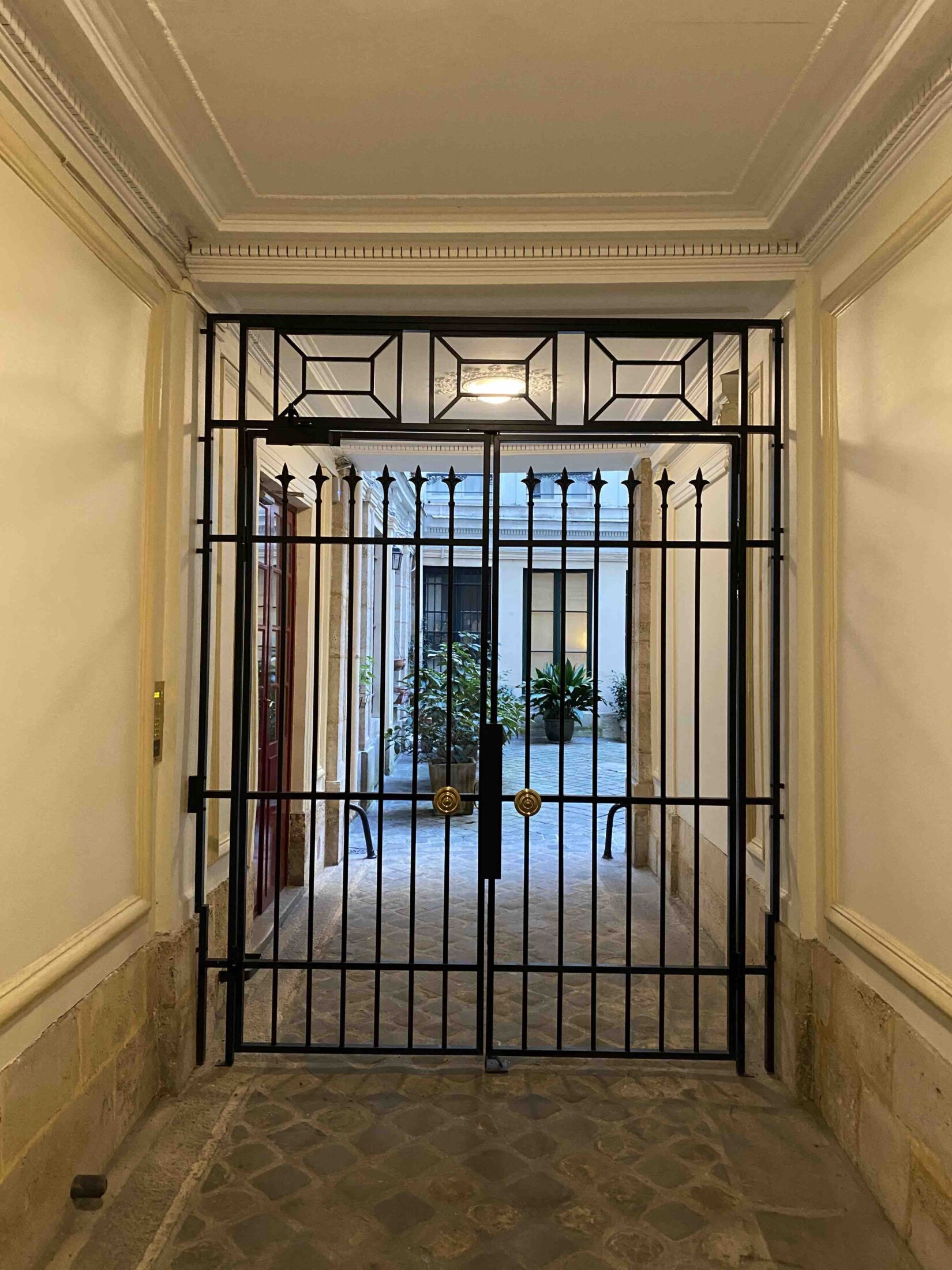 Grille Sas 54 Rue De Verneuil - 1 - Vue D'ensemble