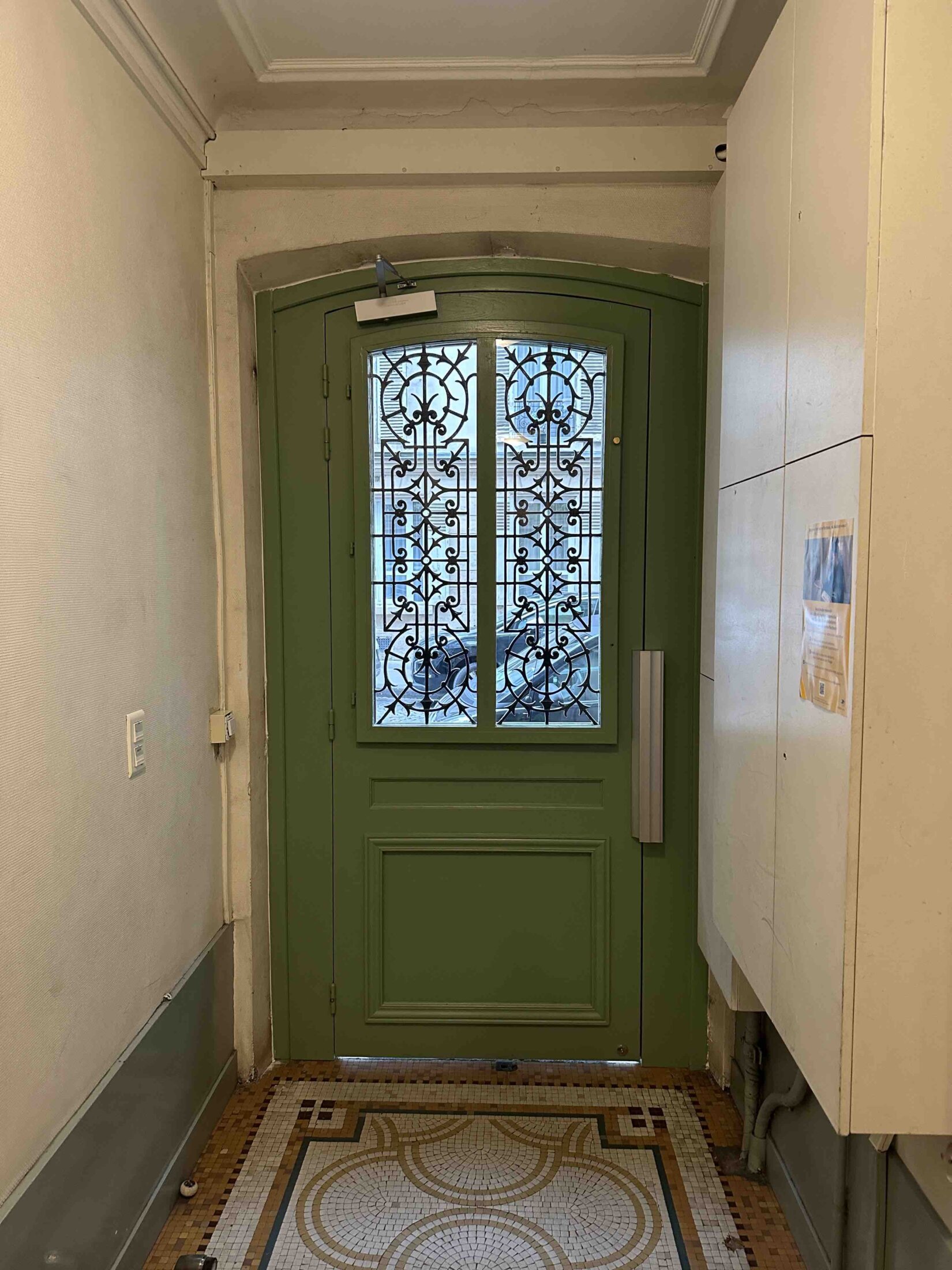 Porte 11 Rue Viollet Le Duc P4 Après Travaux Vue Intérieur