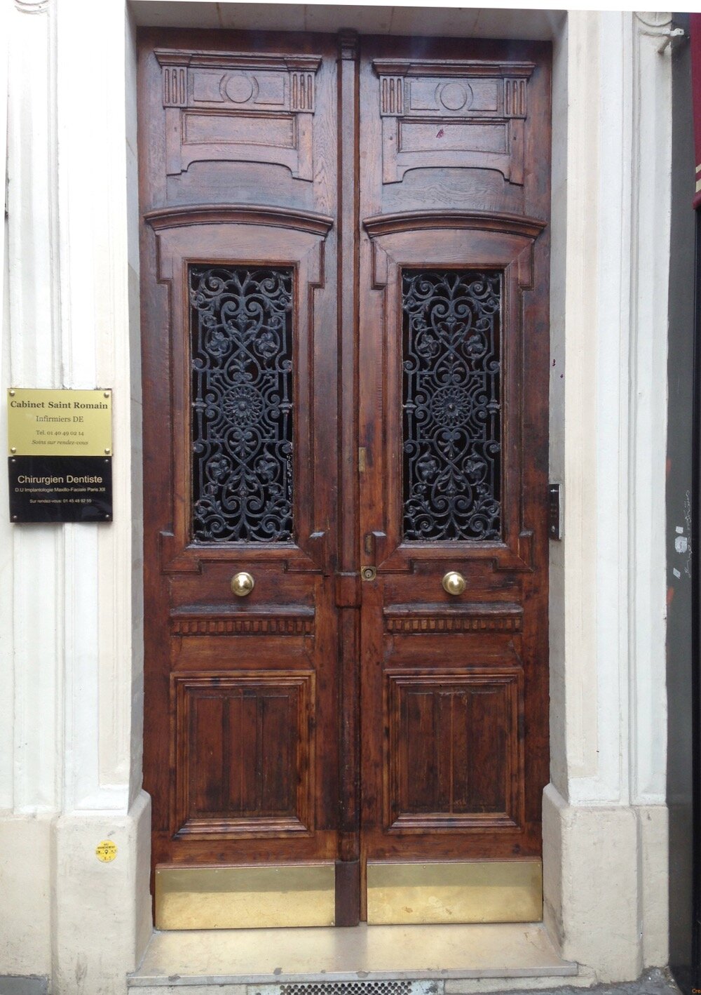 Porte Rue Bd Du Montparnasse Paris 06 - 6 Reposée