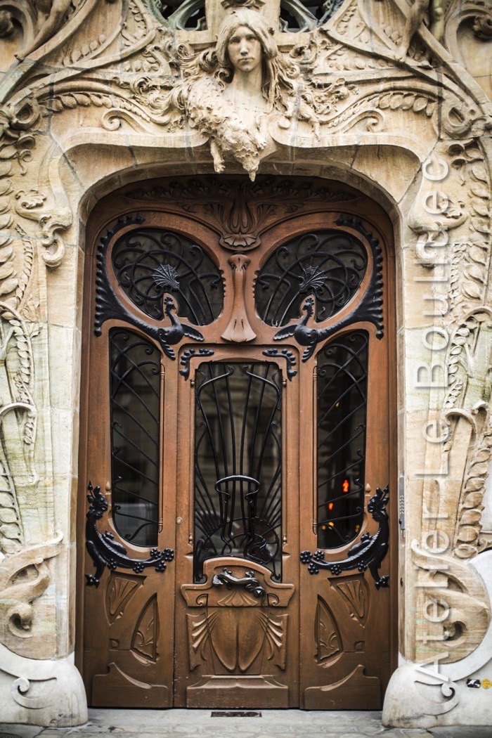 Porte Batarde Art Nouveau - 29 AV Rapp - Paris 7