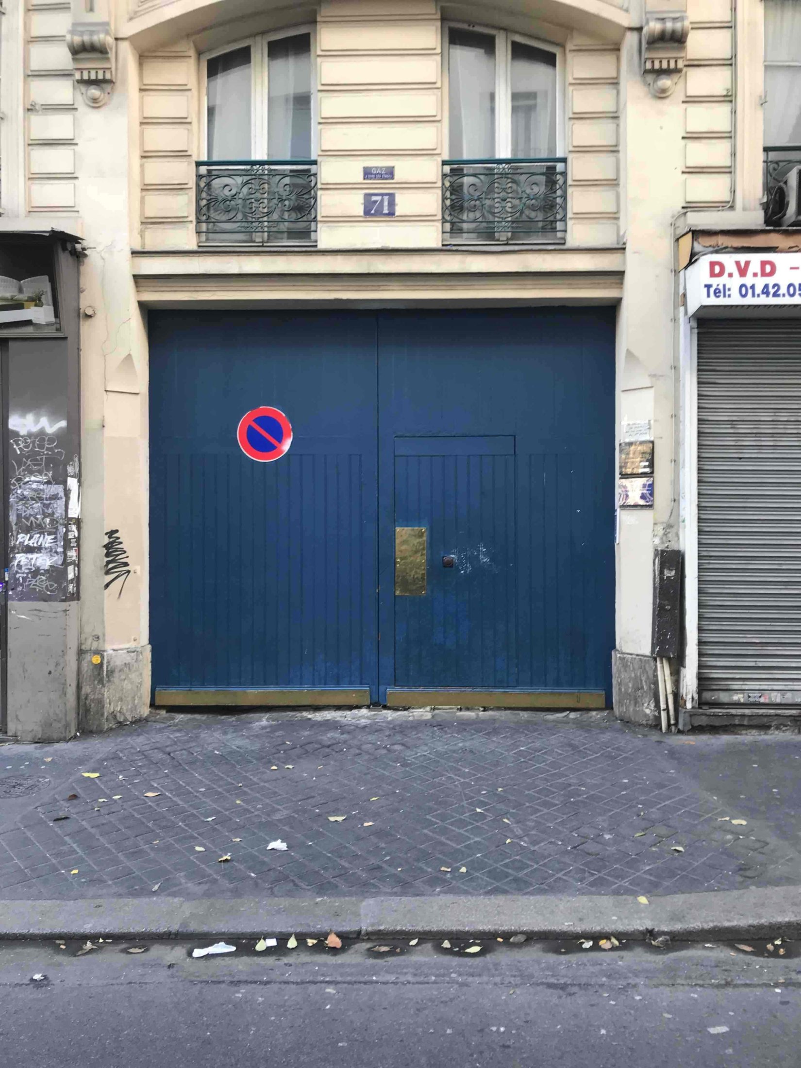 Porte Charetière - 71 RUE RIQUET FACE EXT PARIS 18 