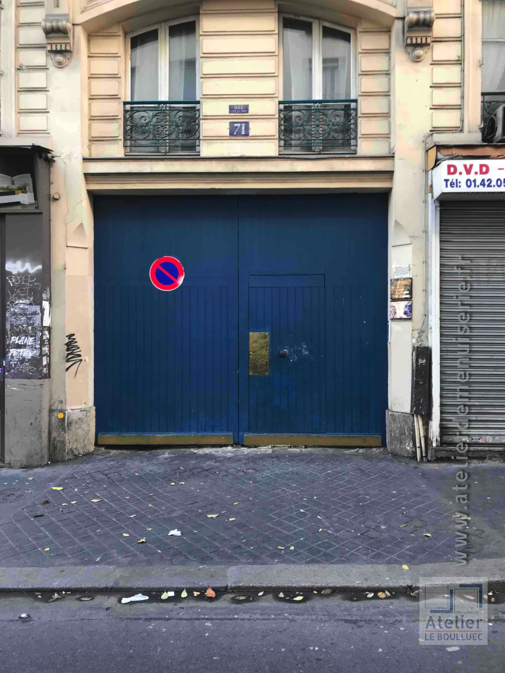Porte Charetière - 71 RUE RIQUET FACE EXT PARIS 18 