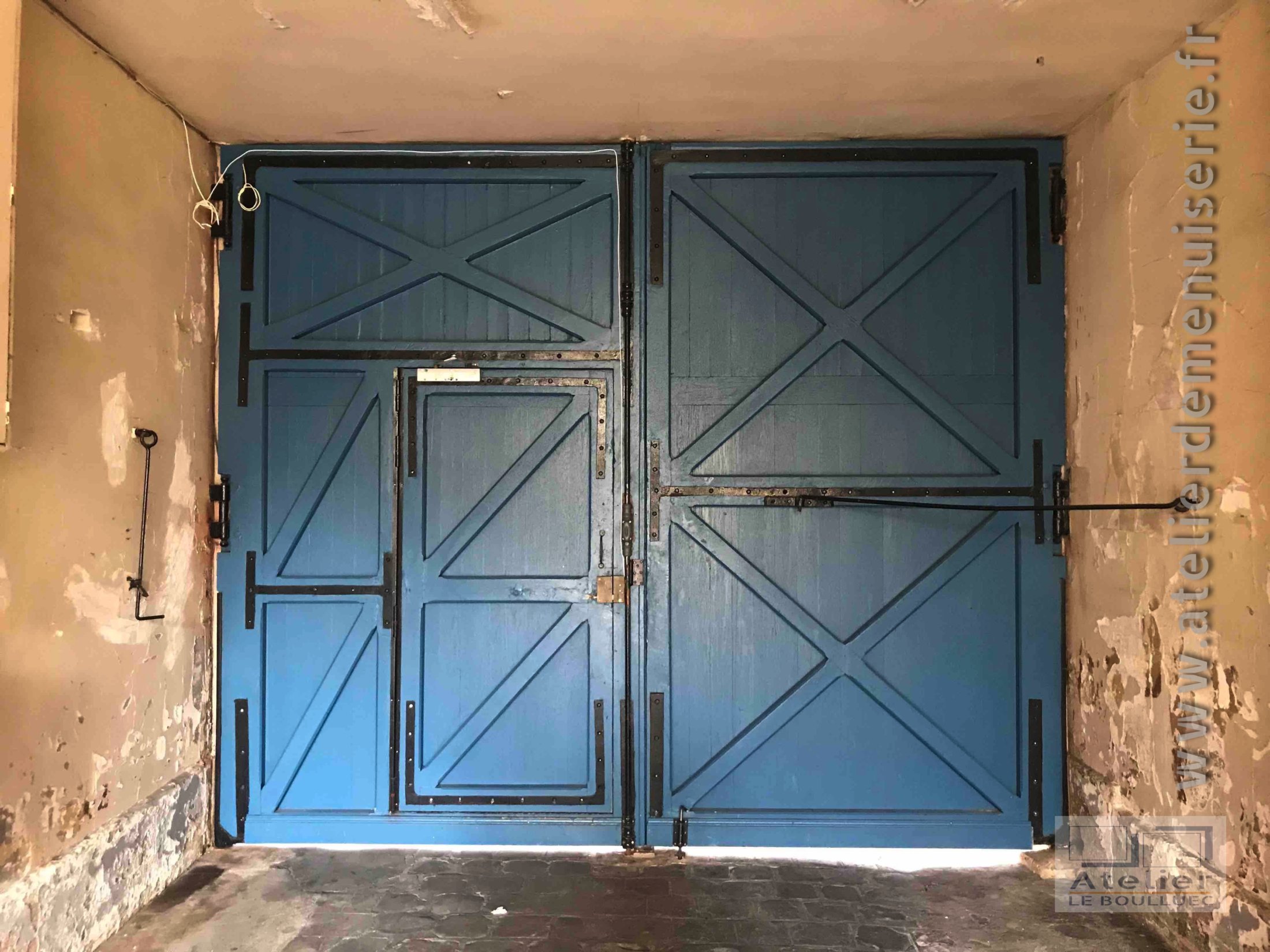 Porte Charetière Vue Intérieure - 71 RUE RIQUET FACE EXT PARIS 18 