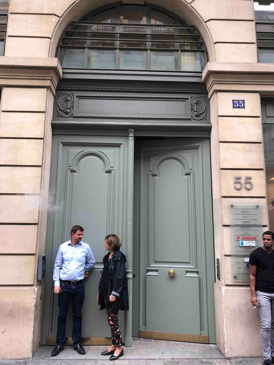 Porte Cochère 55 Rue De Châteaudun Vue Ext Vantail De Service Ouvert