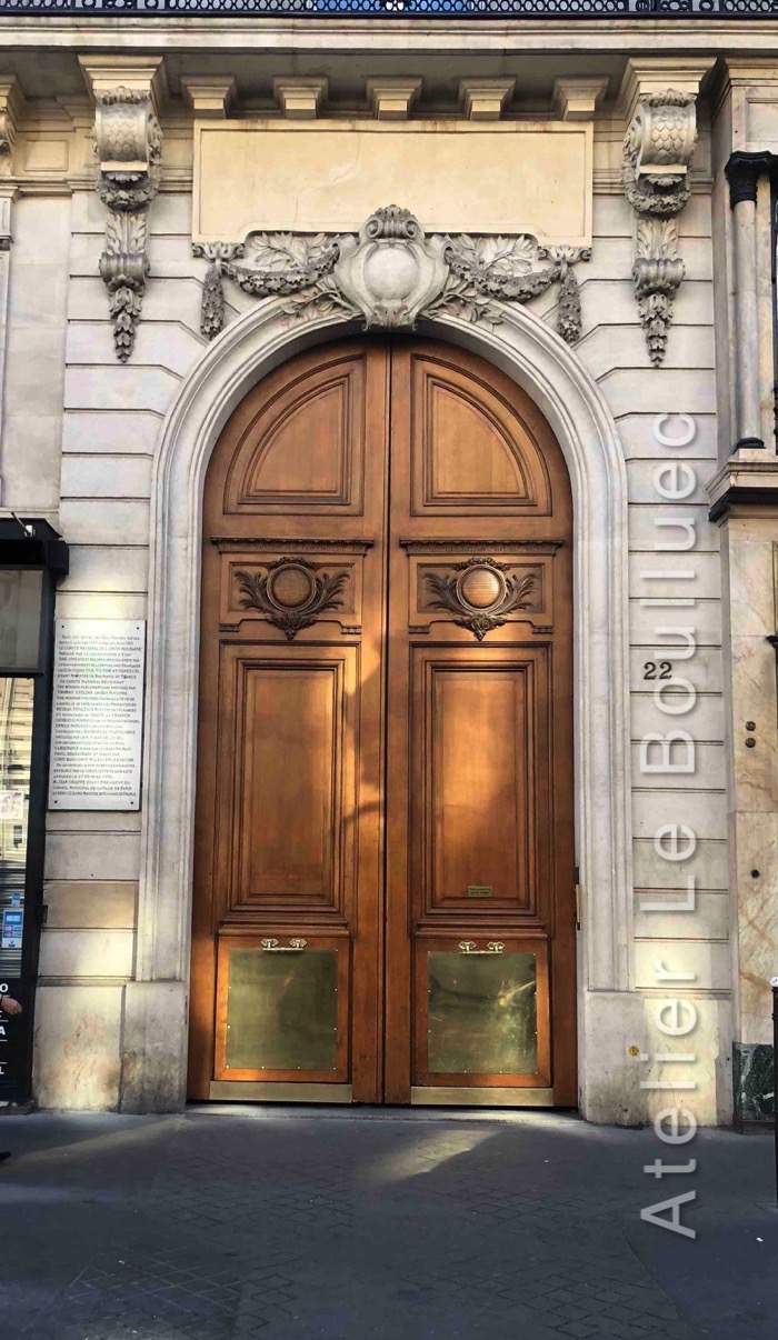 Porte Cochère Louis XV - 22 AVENUE DE L\'OPERA PARIS 1