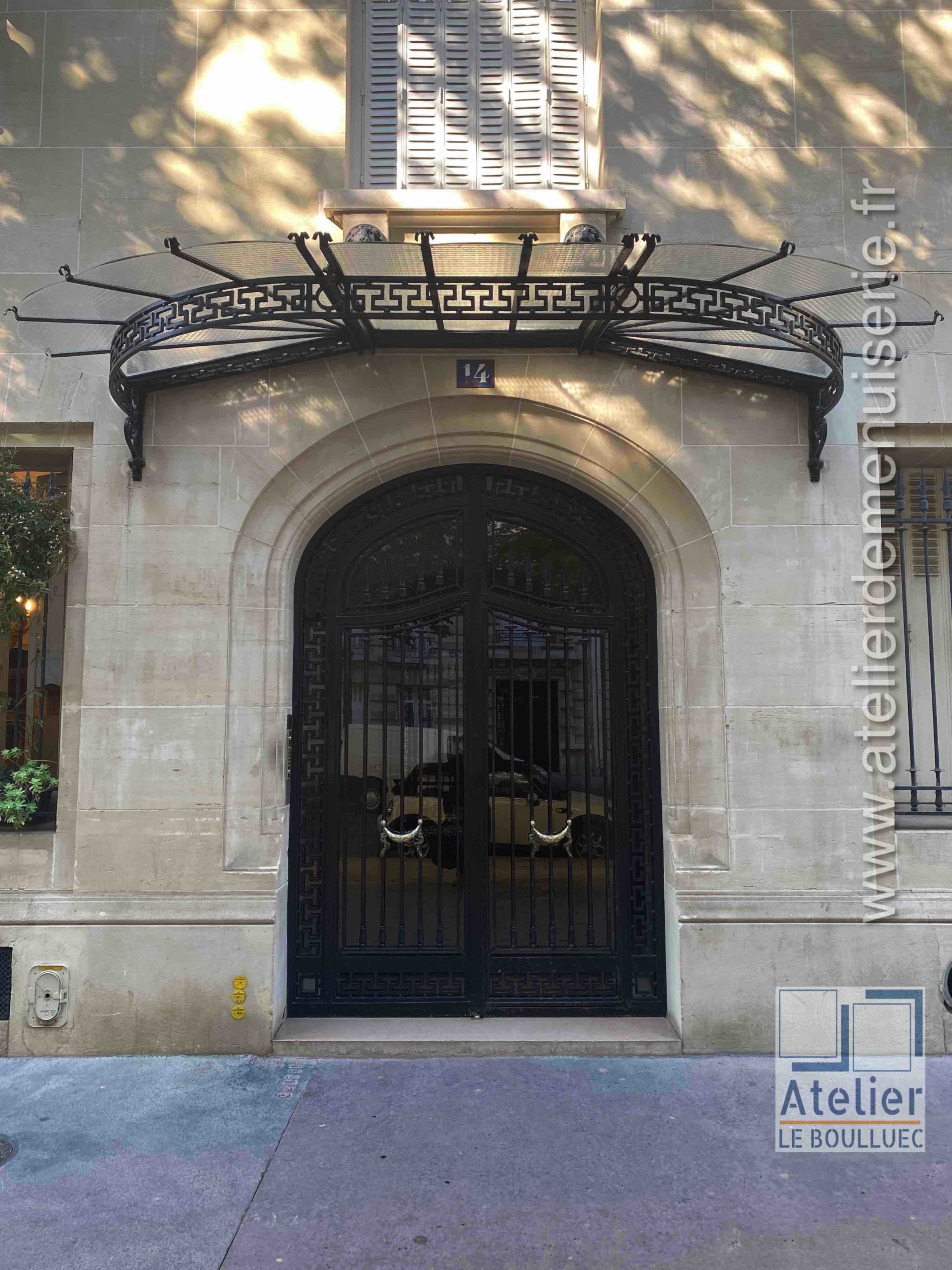 Porte Cochère Acier - 14 Avenue Elysée Reclus - Paris 7