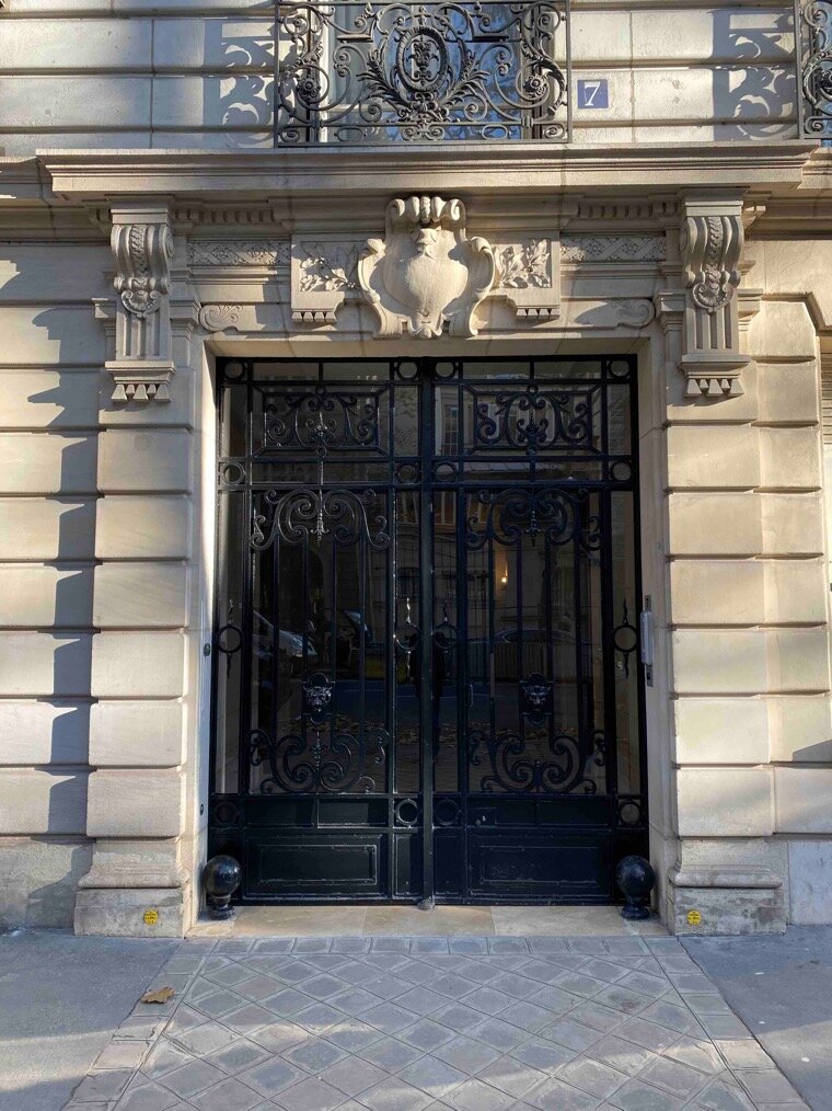 Porte Cochère Acier 7 RUE LA BOURDONNAIS PARIS 7