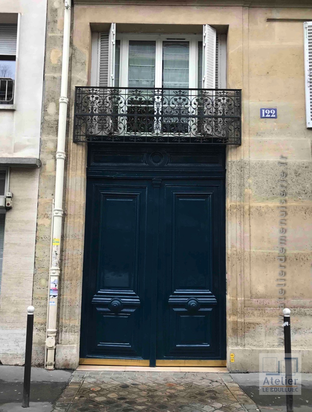 Porte Cochère Avec Baie D\'entresol - Paris 17