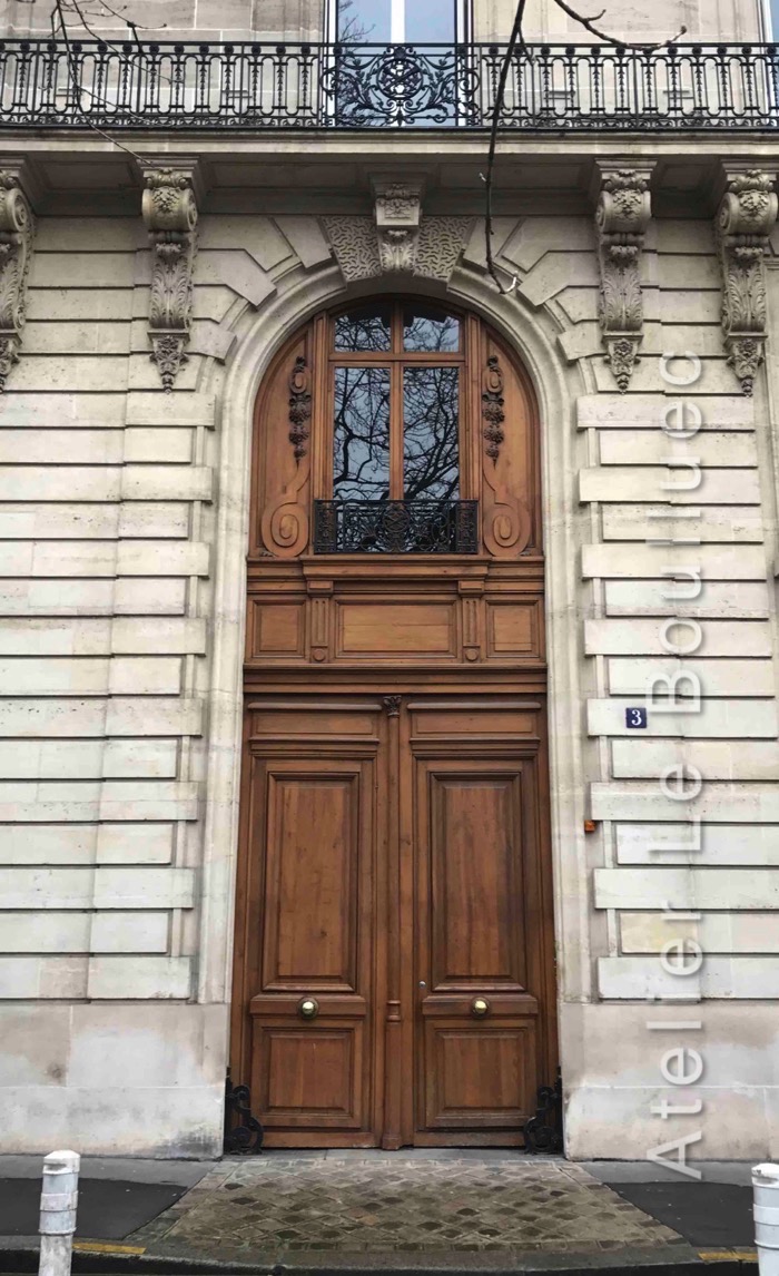 Porte Cochère Avec Imposte - 3 Av De Villiers Paris 17