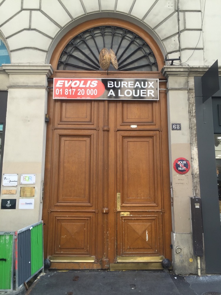 Porte Cochère Monumentale 68 Rue De La Chaussé D’Antin - 0 - Avant Dépose