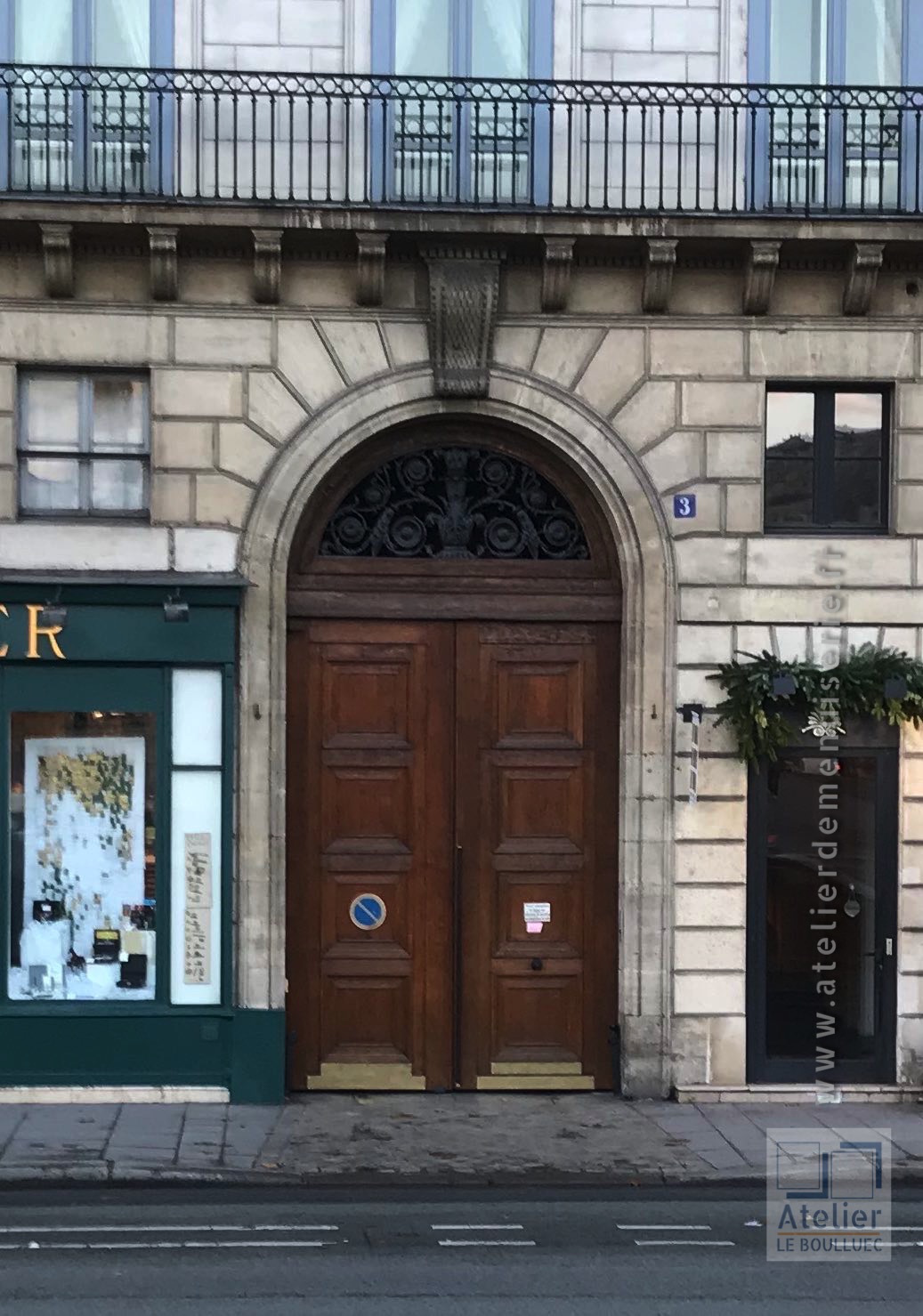 Porte Cochère Style Empire - 3 QUAI VOLTAIRE PARIS 7