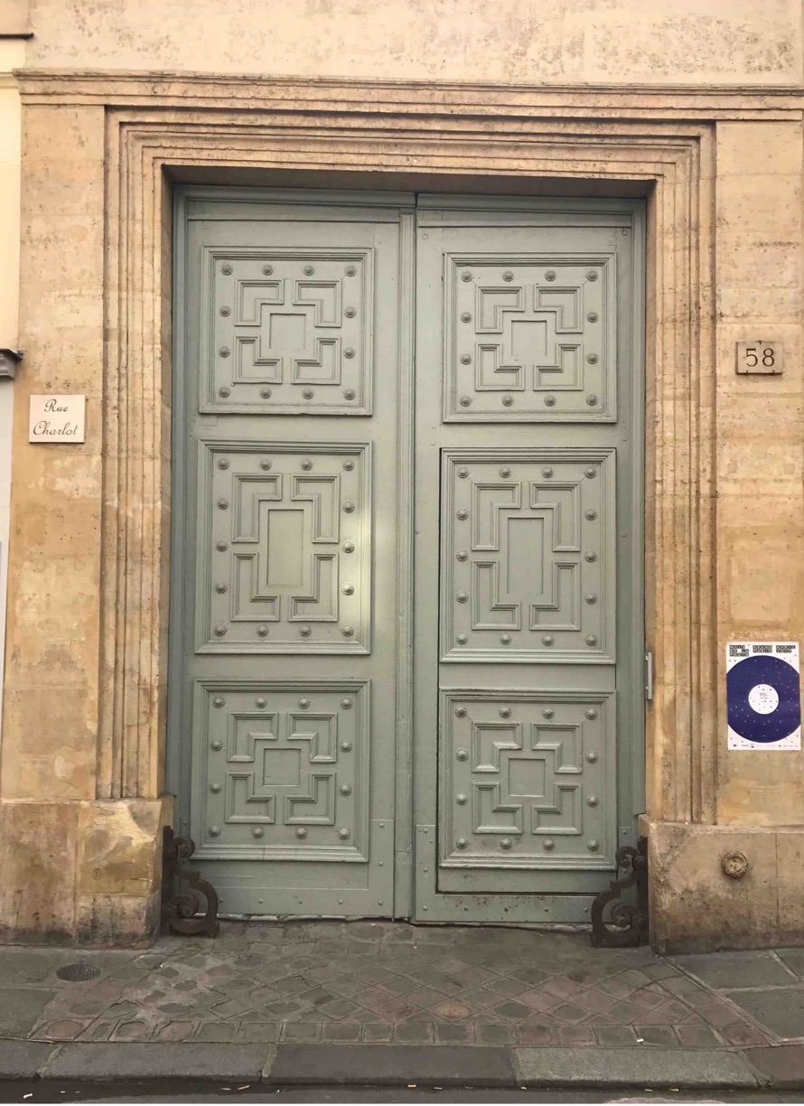 Porte Cochère Style Empire - 58 RUE CHARLOT PARIS 3