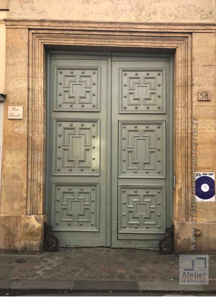 Porte Cochère Style Empire - 58 RUE CHARLOT PARIS 3