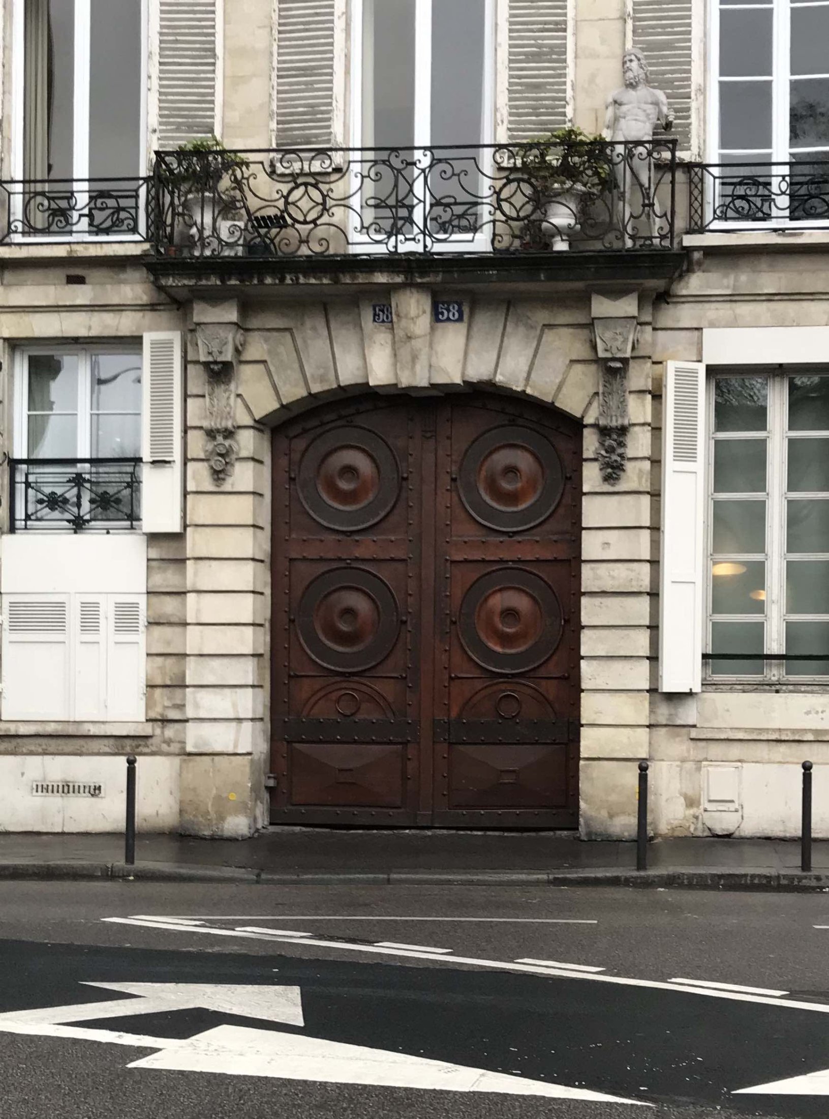 Porte Cochère Style Empire - 58 Rue De Vaugirard - Paris 6