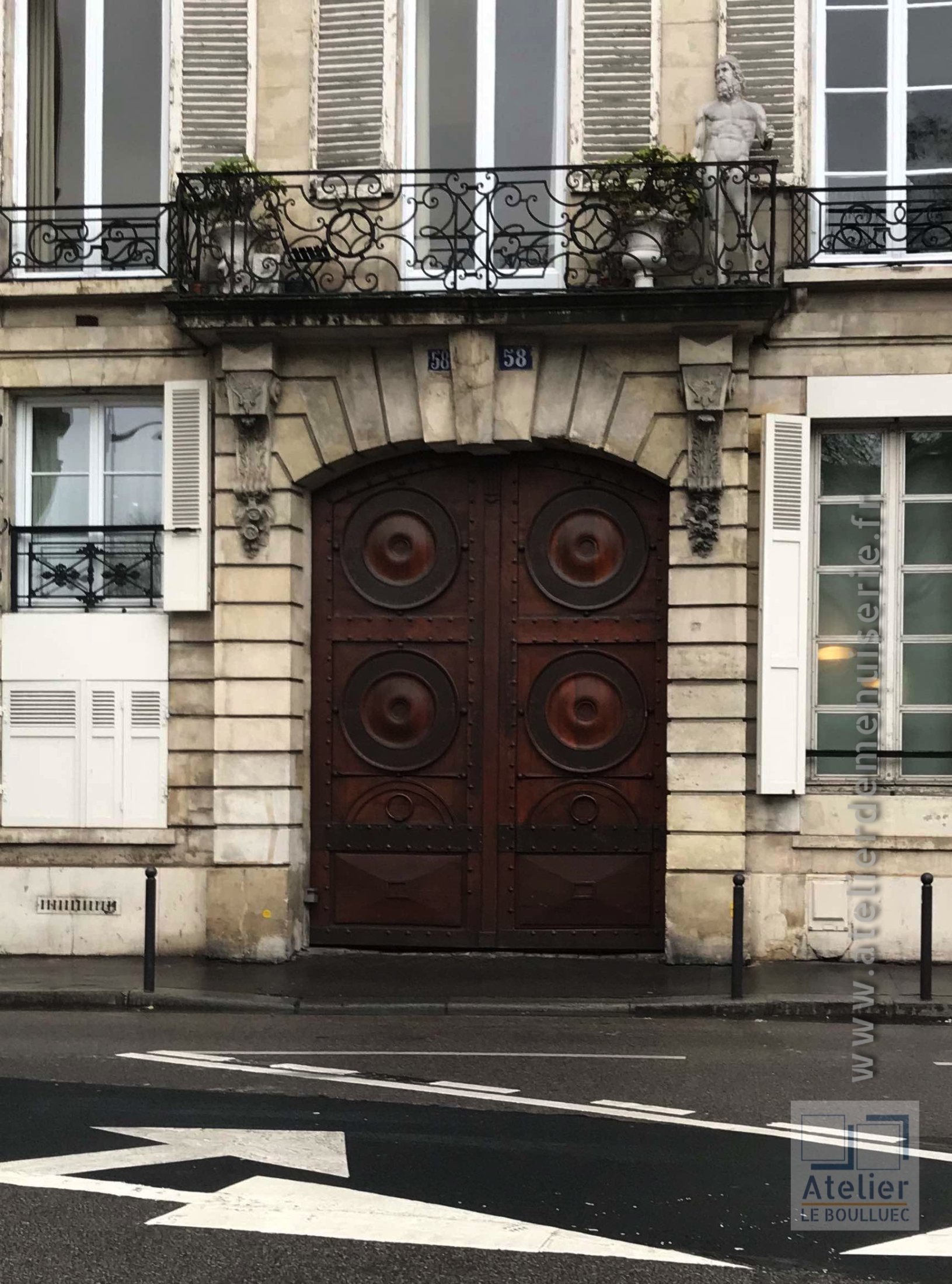 Porte Cochère Style Empire - 58 Rue De Vaugirard - Paris 6