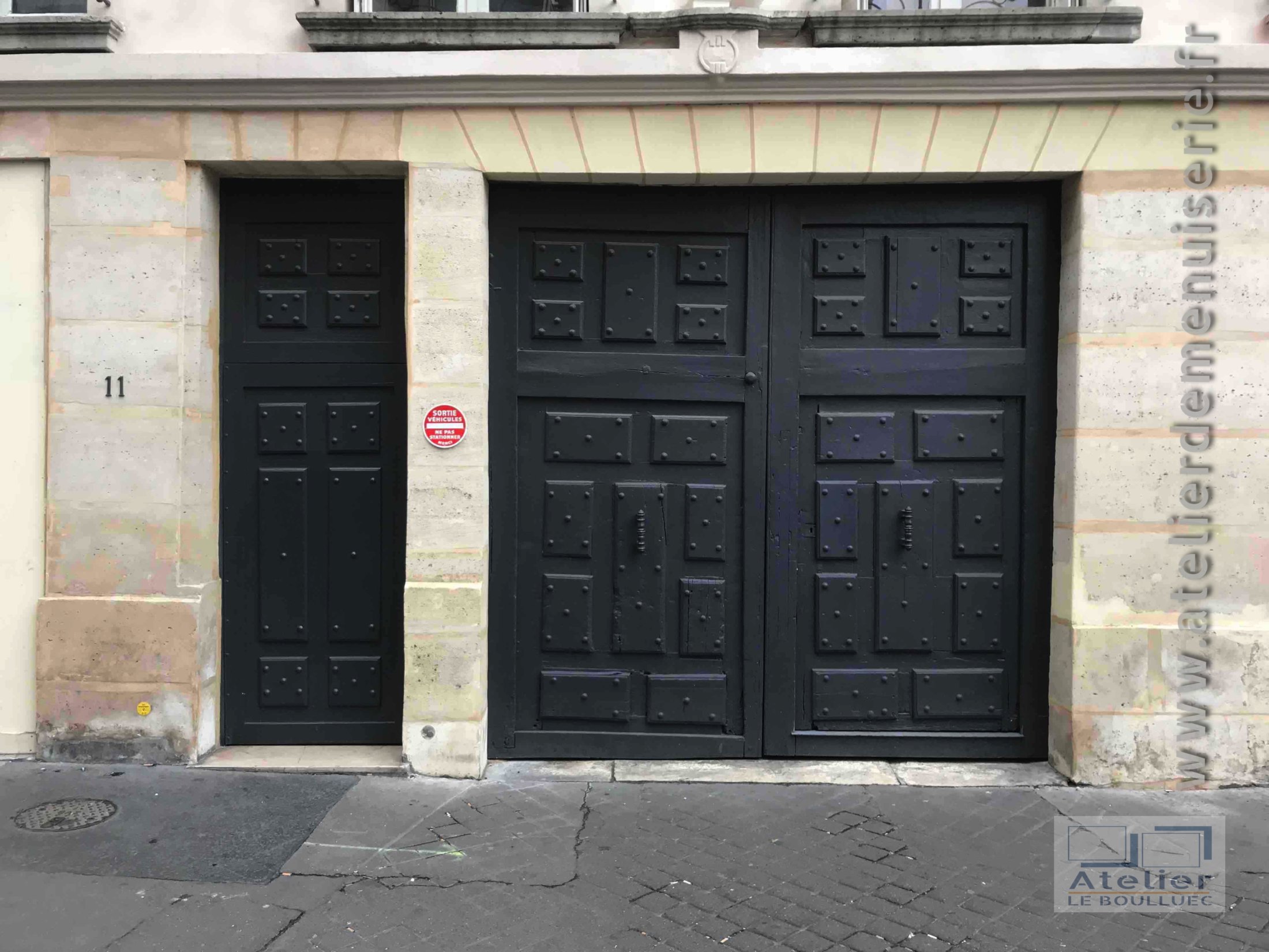 Porte Cochère Style Louis XIII - 11 RUE BLAINVILLE PARIS