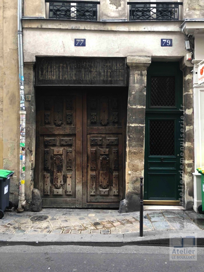 Porte Cochère Style Louis XIII - 77- 79 Rue Vieille Du Temple - PARIS 3