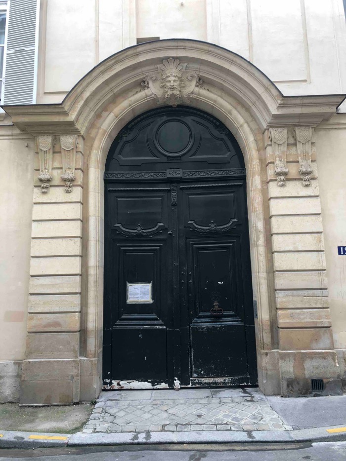 Porte Cochère Style Louis XVI - 12 Rue Charles V - PARIS 4