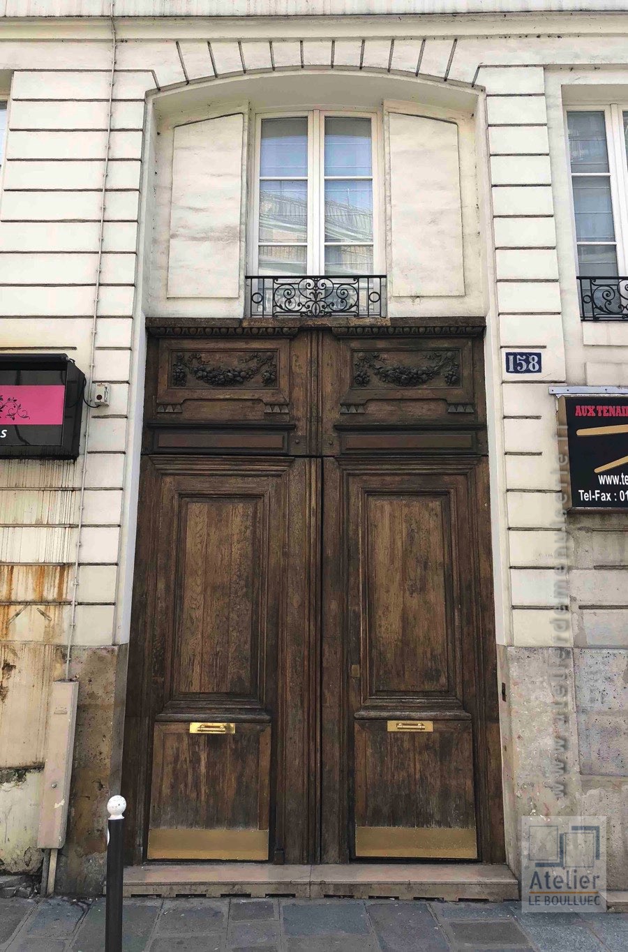 Porte Cochère Style Louis XVI - 158 RUE MONTMARTRE - PARIS 2