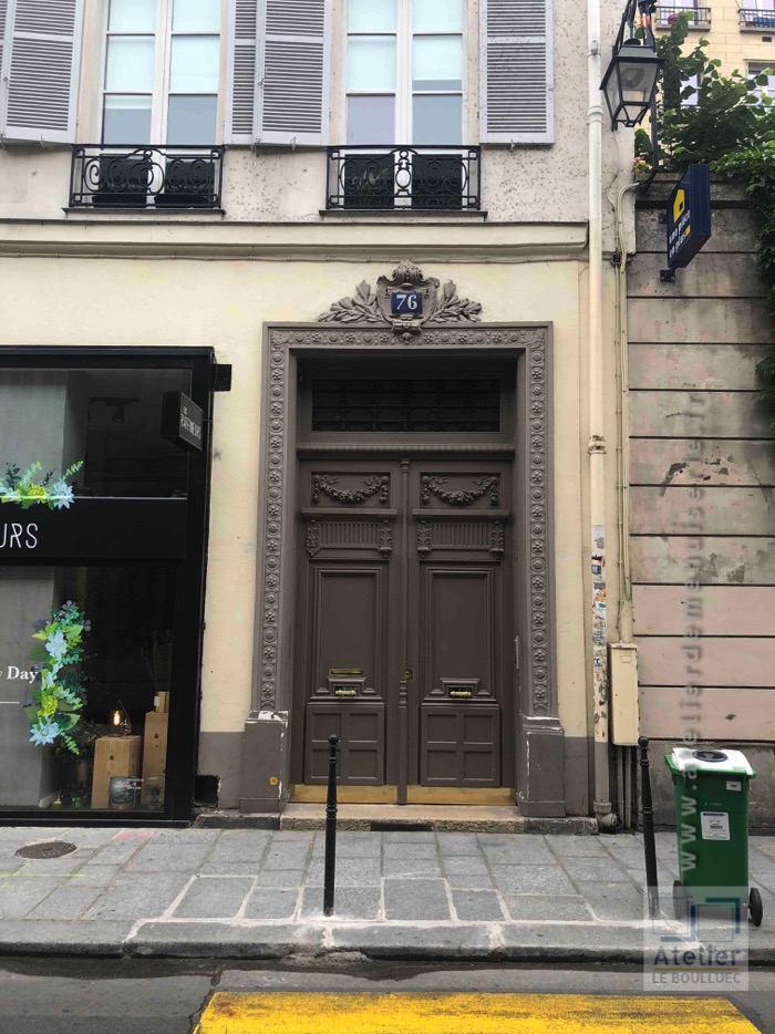Porte Cochère Style Louis XVI - 76 Rue Vieille Du Temple - PARIS 3