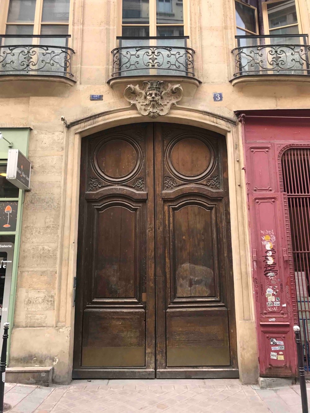 Porte Cochère Style Louis XV - 3 RUE DES PROUVAIRES Paris1