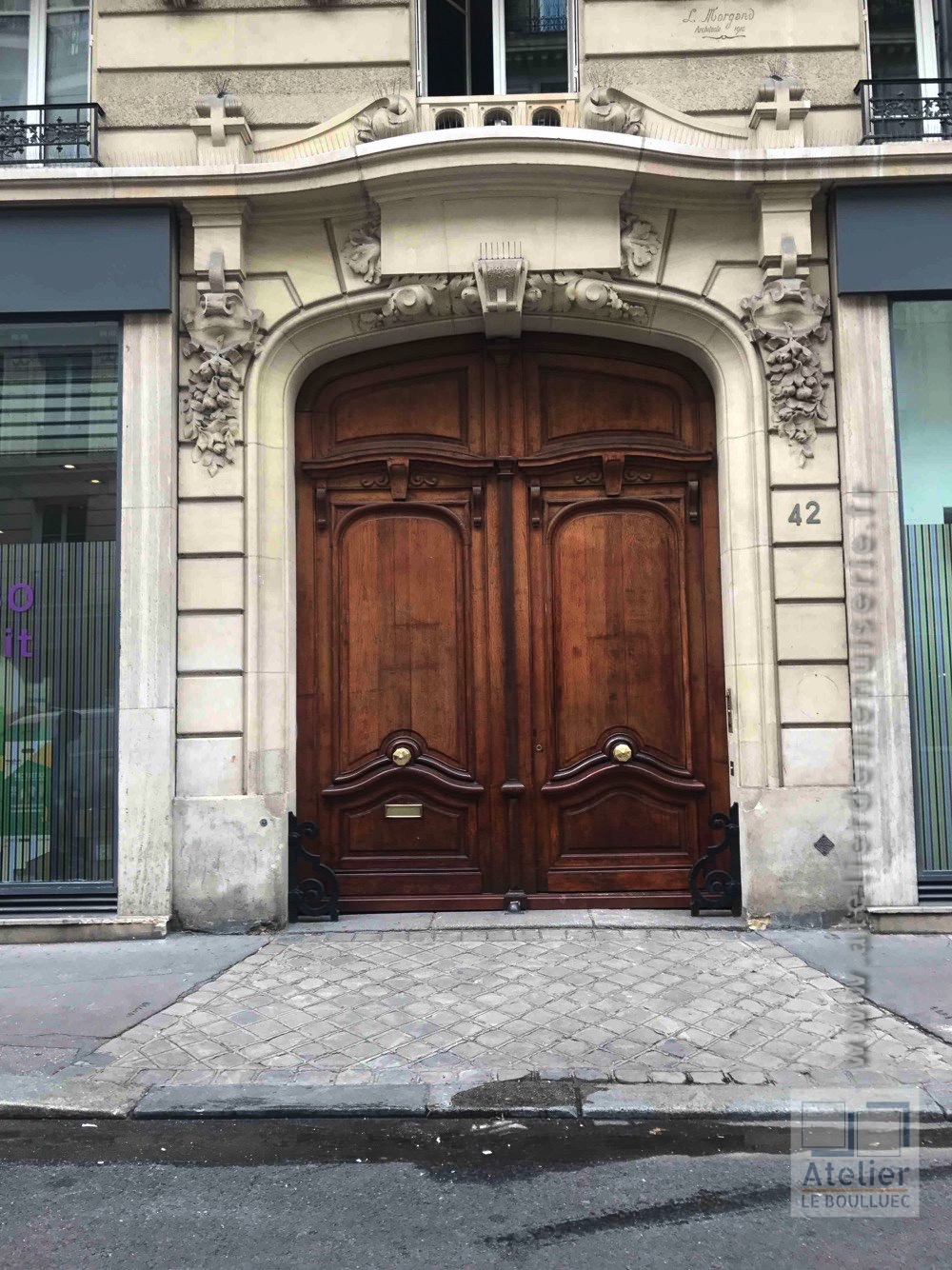 Porte Cochère Style Louis XV - 42 RUE SAINT MAUR PARIS 11