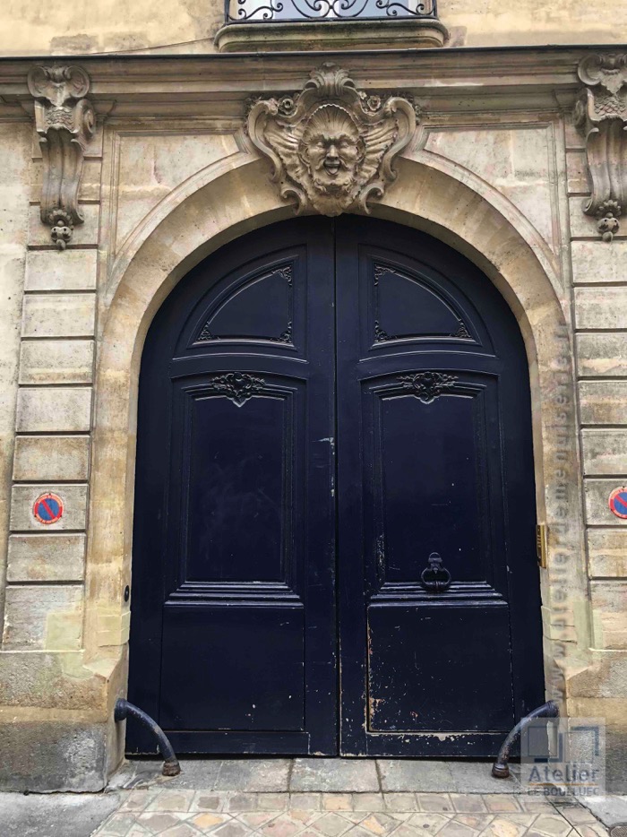 Porte Cochère Style Louis XV - 8 Rue Charles V - PARIS 4