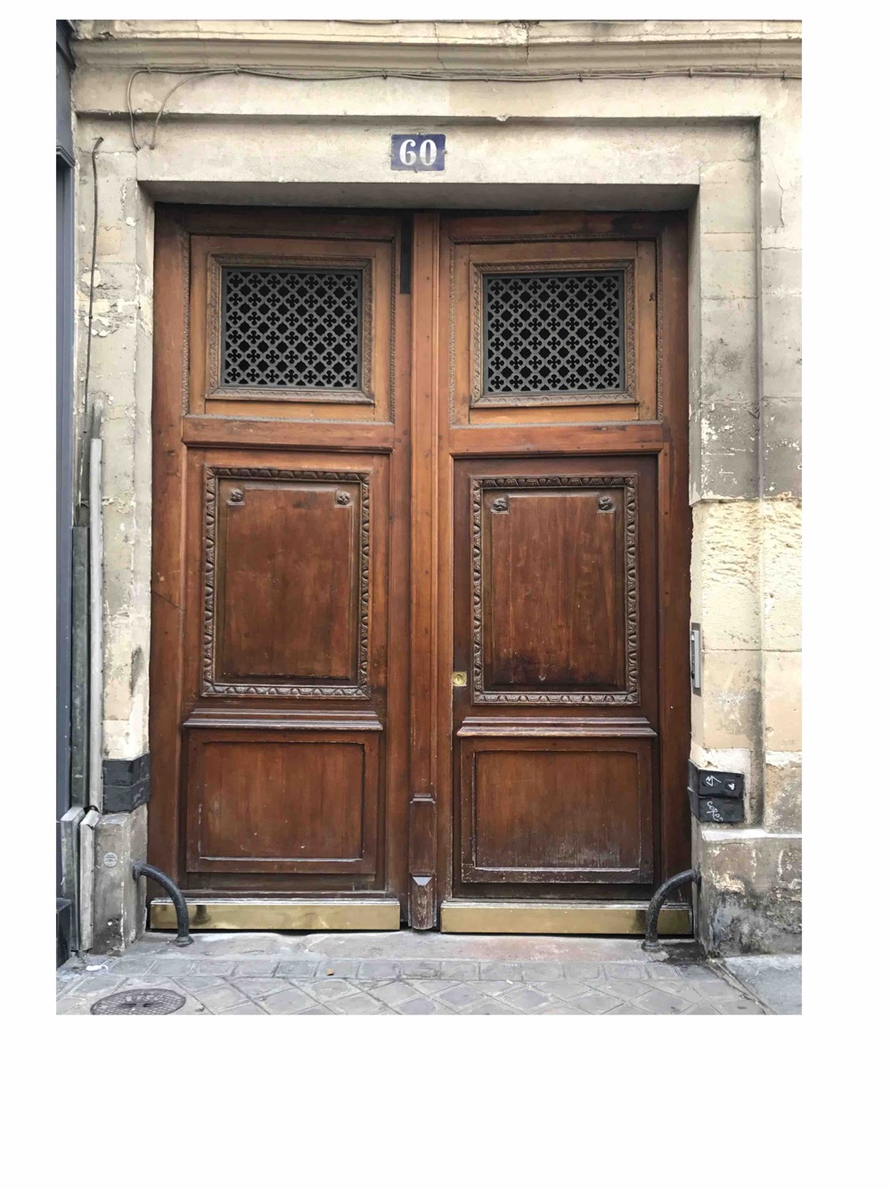 Porte Cochère Style Restauration - 60 RUE CHARLOT PARIS 3