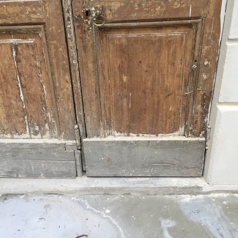 Portes Garages 3 Av Foch Paris 16 - 03 Avant Restauration