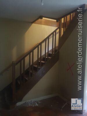 2023 04 - ESCALIER DANNEMOIS PHOTO 1 AVANT REMPLACEMENT