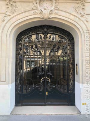 Porte Acier 53bis Rue Jouffroy D\'Abbans Paris 17