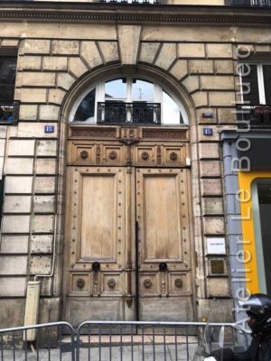 Porte Cochère Empire - 15 RUE DE CLERY PARIS 2