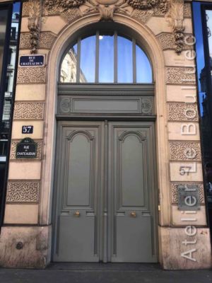 Porte Cochère Louis XV - 57  RUE DE CHATEAUDUN PARIS 9