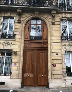 Porte Cochère Avec Imposte Av De Villiers Paris 17