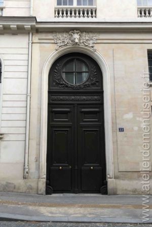 Porte Cochère à Baie D\'entresol - 22 Rue Oudinot - Paris 7