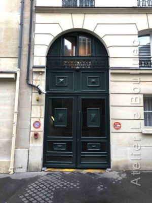 Porte Cochère Verre Et Bois - 19 RUE AMIRAL D\'ESTAING PARIS 16