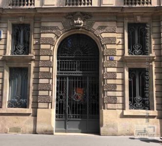Porte Grille En Acier - 12 Rue Chauveau Lagarde - PARIS 8