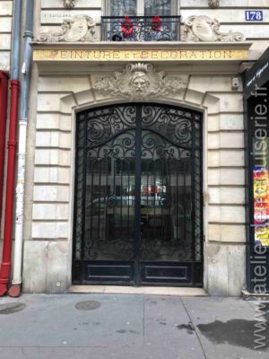 Porte Rue En Acier 178 Avenue Victor Hugo Paris 16