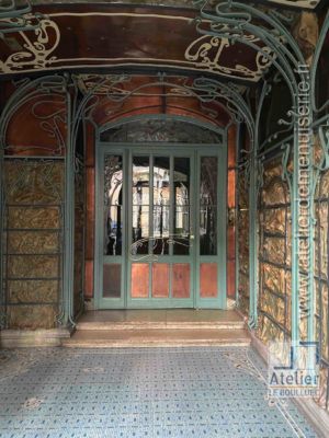 Porte Sas Art Nouveau - 14 RUE DE LAFONTAINE PARIS 16 PORTE SAS