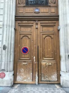 Porte cochère 86 Boulevard Malesherbes